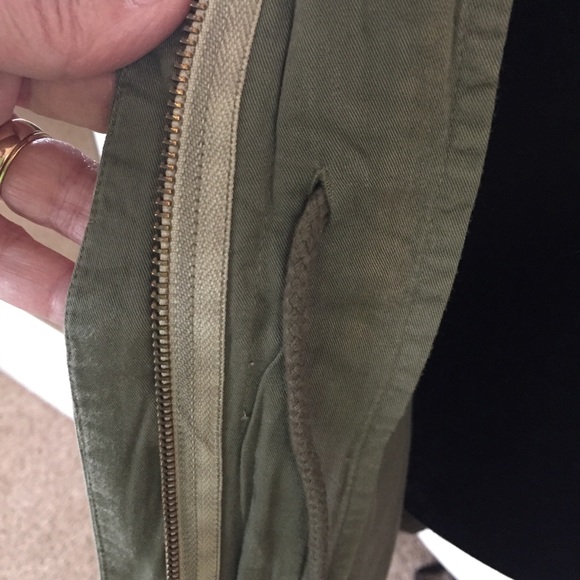 Kyla Seo olive front zip dress Small NWT - Picture 3 of 7